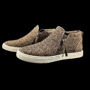 GB Girls | Animal Print Side Zip Sneakers Size 3